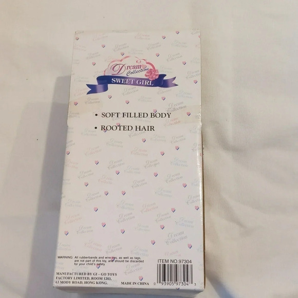 Americana Vintage Doll Red Gingham Picnic Little Girl Hard to Find - Picture 3 of 6